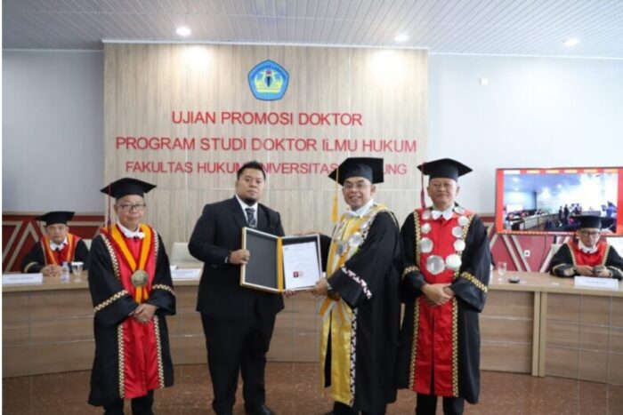 Promosi Doktor Irhammudin Angkat Isu Keadilan Formulasi Pidana Denda